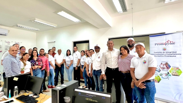 Comisión Integridad Promipyme realiza recorrido por sucursales